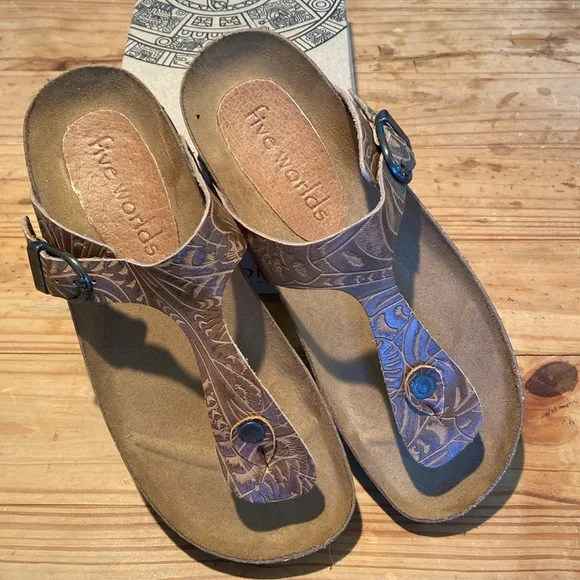 🎉 NEW‼️ SUNDANCE FIVE WORLDS SOFIA SANDALS‼️ - Picture 2 of 16